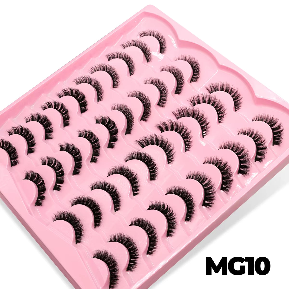 Lashes 7/20 Pairs Russian Strip Eyelashes 3D Faux Mink Lashes Fluffy Soft Wispy Reusable Eyelashes Makeup