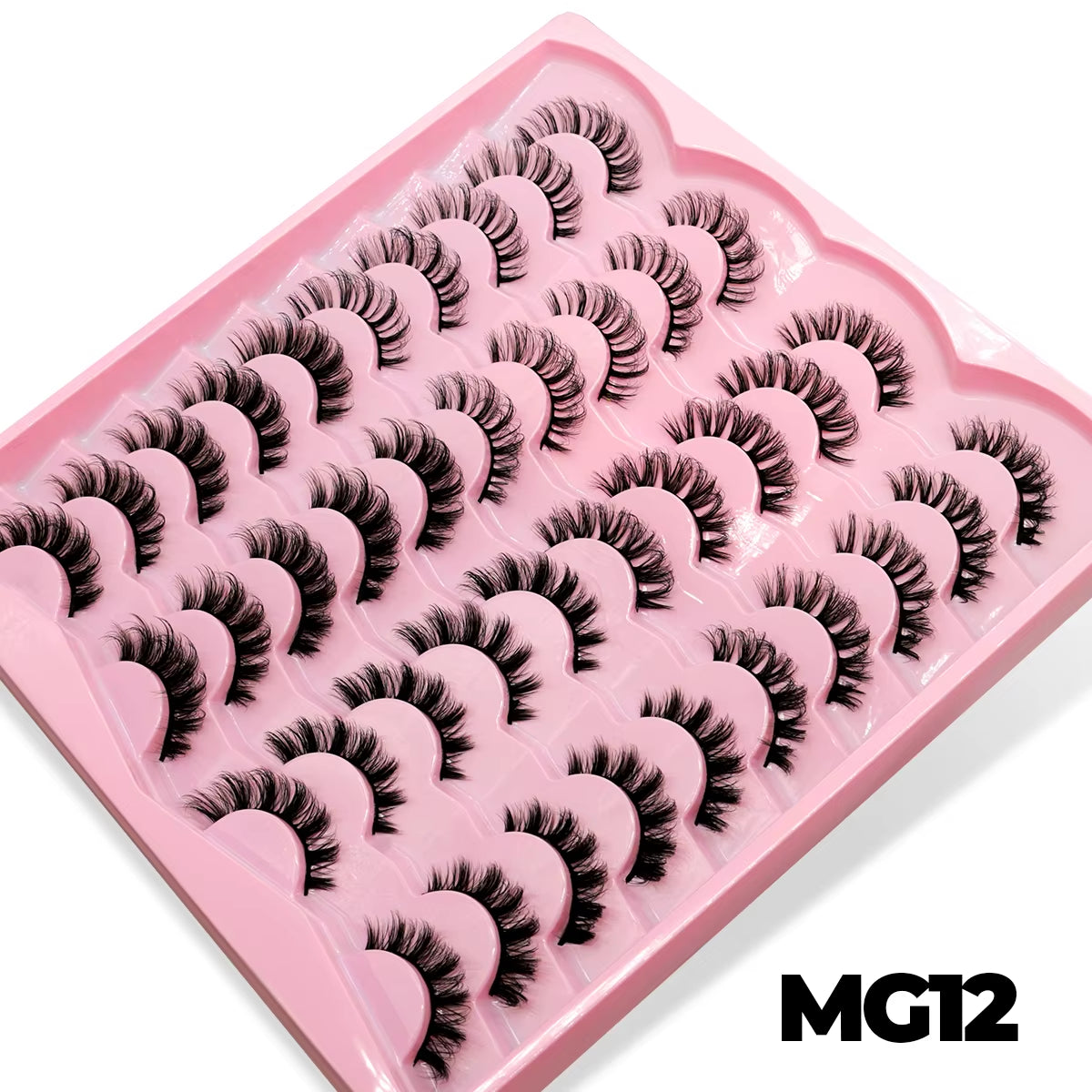 Mix Fake Eyelashes 3D Mink Lashes Fluffy Soft Wispy Eyelash Extension 4 Styles Mink False Eyelashes Makeup