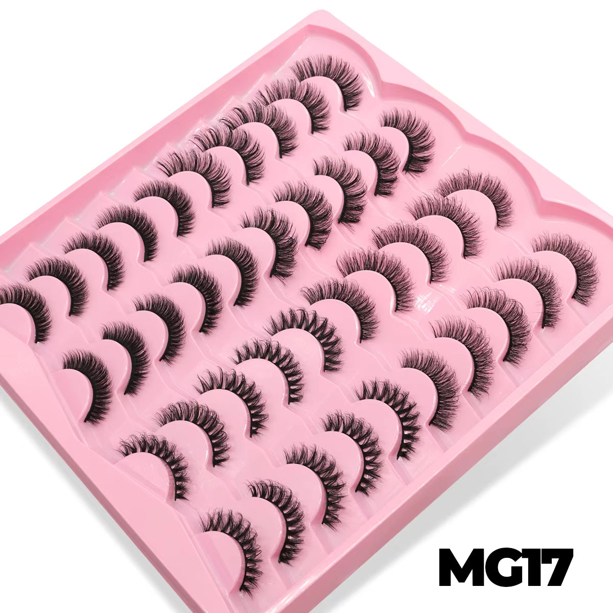 Lashes 7/20 Pairs Russian Strip Eyelashes 3D Faux Mink Lashes Fluffy Soft Wispy Reusable Eyelashes Makeup