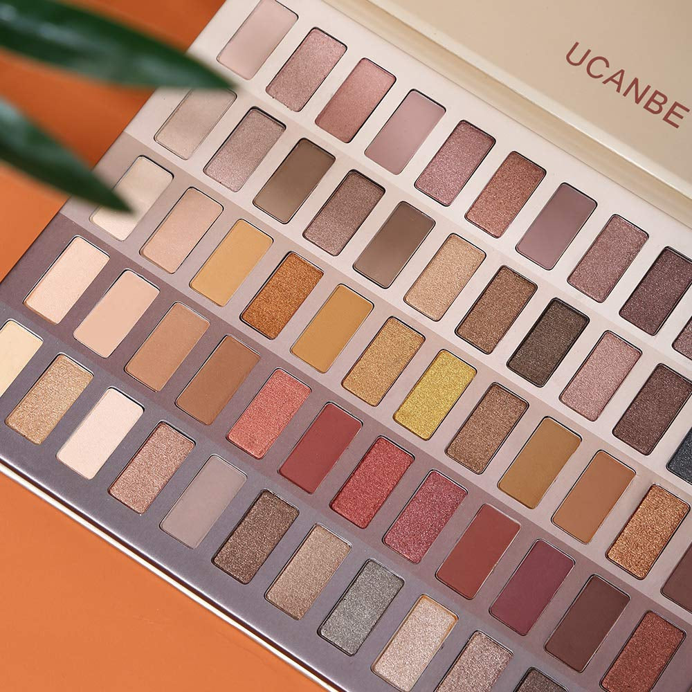 Luxury Gathering Neutral Eyeshadow Makeup Palette, Naked Shimmer Matte Metallic Glitter Subtle Eyes Shadow,High Pigmented Nudes Creamy Smokey Pallet Set