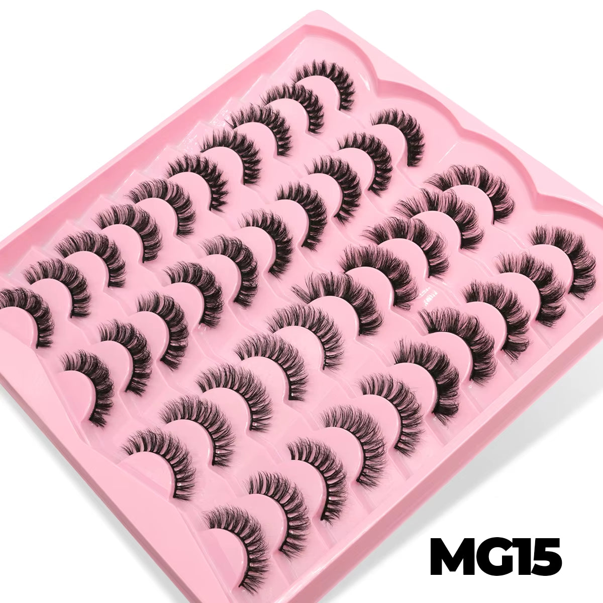 Lashes 7/20 Pairs Russian Strip Eyelashes 3D Faux Mink Lashes Fluffy Soft Wispy Reusable Eyelashes Makeup