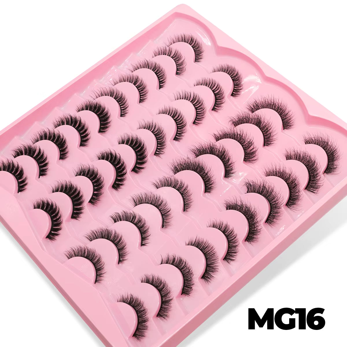 Mix Fake Eyelashes 3D Mink Lashes Fluffy Soft Wispy Eyelash Extension 4 Styles Mink False Eyelashes Makeup