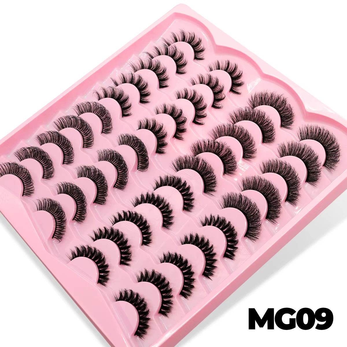 Lashes 7/20 Pairs Russian Strip Eyelashes 3D Faux Mink Lashes Fluffy Soft Wispy Reusable Eyelashes Makeup