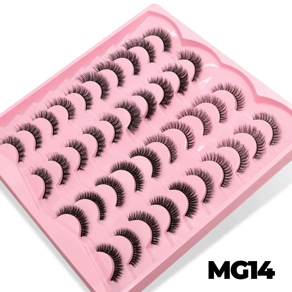 Lashes 7/20 Pairs Russian Strip Eyelashes 3D Faux Mink Lashes Fluffy Soft Wispy Reusable Eyelashes Makeup