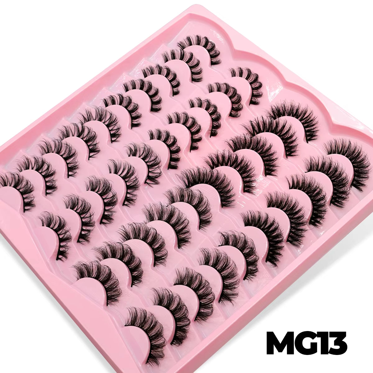 Mix Fake Eyelashes 3D Mink Lashes Fluffy Soft Wispy Eyelash Extension 4 Styles Mink False Eyelashes Makeup