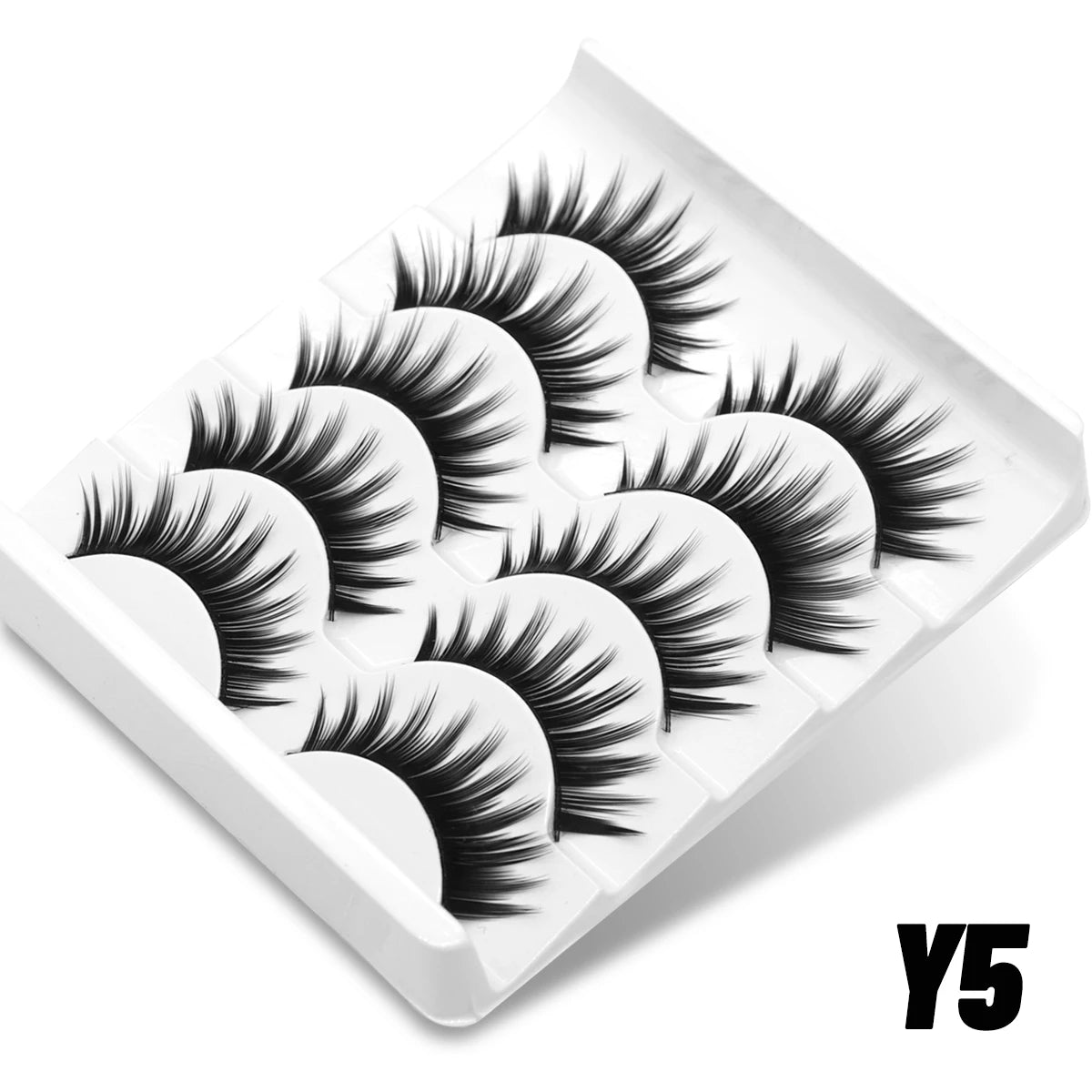 Mix Fake Eyelashes 3D Mink Lashes Fluffy Soft Wispy Eyelash Extension 4 Styles Mink False Eyelashes Makeup